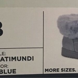 Blue Fur-Lined Boots